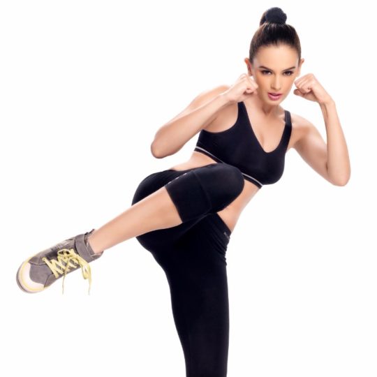 Evelyn Sharma Saaho Prabhas Kickboxing Bollywood Telegu 1