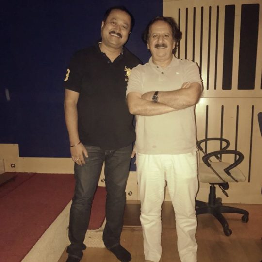 Debajit with Majid Majidi