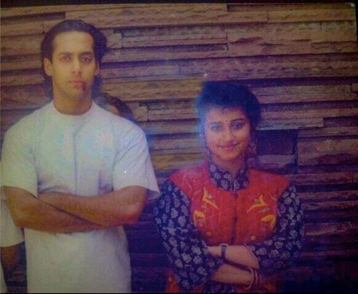 Divya Dutta and Salman Khan