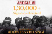 #DontSayBhangi article 15 petition