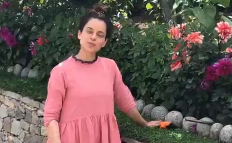 Kangana in hometown manali