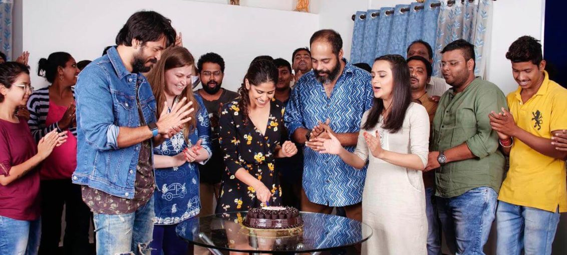 Marathi film ‘Medium Spicy’ Sai's Birthday