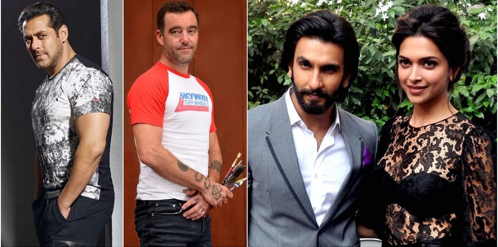 Salman Khan to unveil Robin Fletcher's Ranveer-Deepika painting