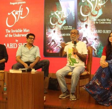Stars at book launch party Author Aabid Surtis latest book Sufi