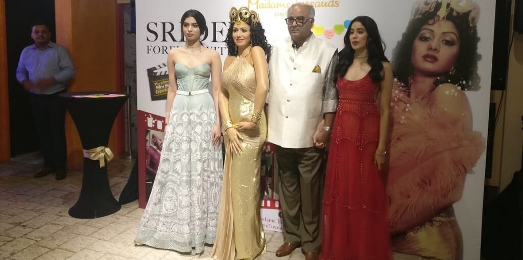 Sridevi’s statue at Madame Tussauds Singapore
