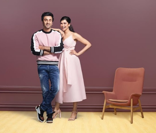 Asian Paints new ad featuring Ranbir and deepika