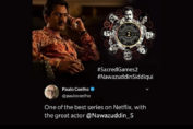 Paulo Coelho praises Nawazuddin Siddiqui on Twitter