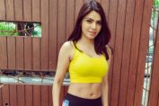 Sherlyn Chopra workout video