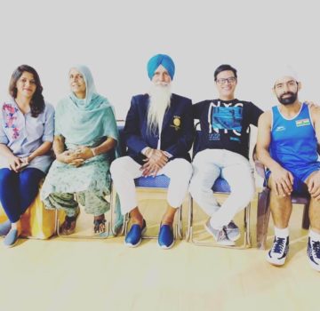 Padma Shri Kaur Singh (Center) – Karam Batth (RIght Most)