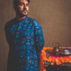 Vee Kapoor wearing Saran Kohli