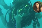 Anisha Victor scuba diving pics