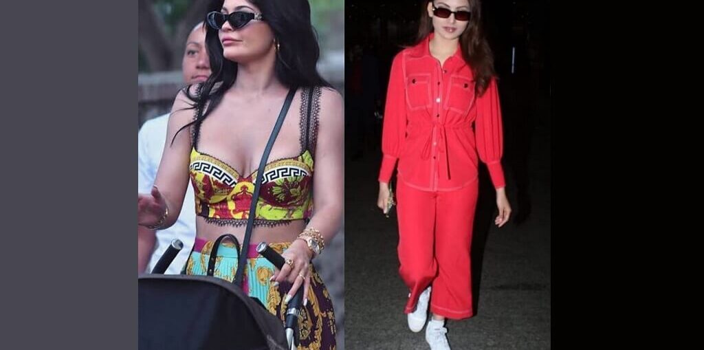 Urvashi Rautela and Kylie Jenner Versace shades