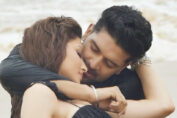 Urvashi Rautela with Guru Randhawa Doob Gaye kiss