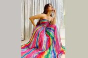 Urvashi Rautela’s new rainbow-themed dress
