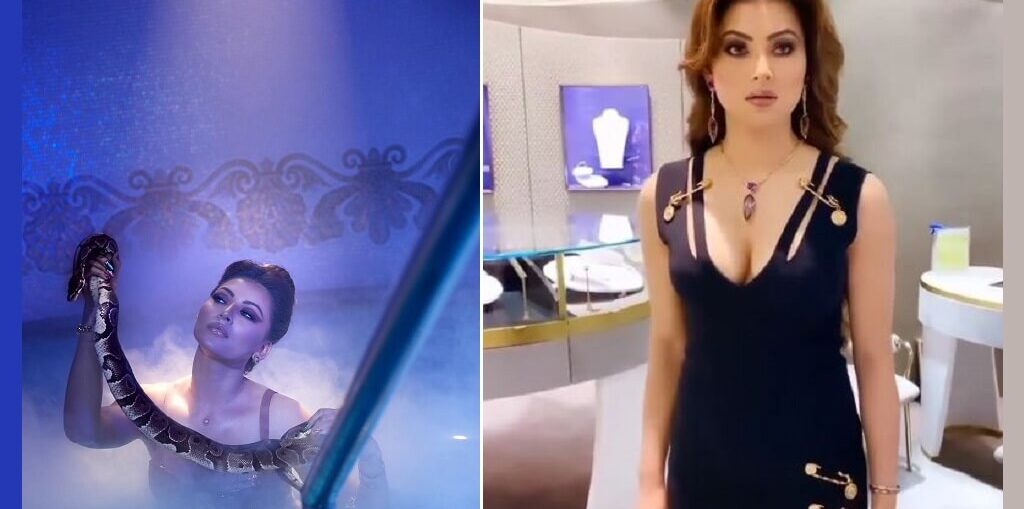 Urvashi Rautela's look from "Versace Baby"