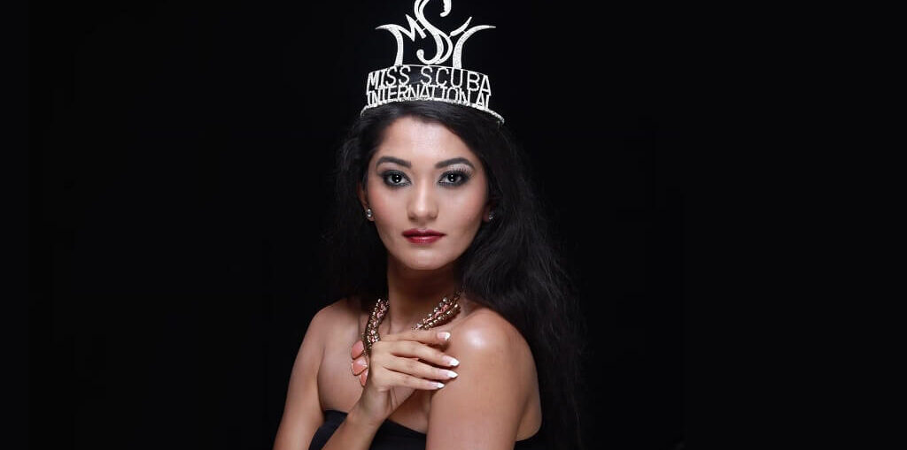 Varsha Rajkhowa Miss Scuba International