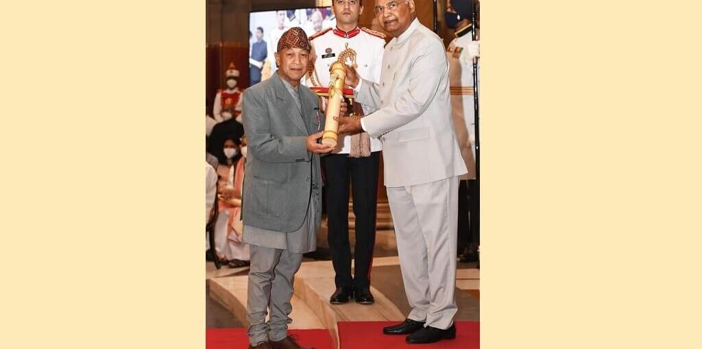 Shri Kaajee Singh conferred with the prestigious Padma Shri award