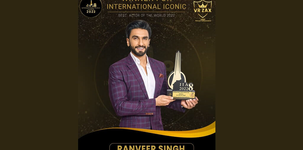 Ranveer Singh Wins International Iconic Award for Best Actor