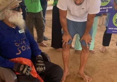 Save soil campaign! Sangram Singh joins Sadguru (2)
