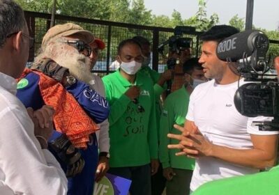 Save soil campaign! Sangram Singh joins Sadguru (5)