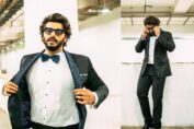 Arjun Kapoor in a handmade Tuxedo Suit