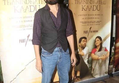 Bollywood actors at thr Screening of Vendhu Thanindhathu Kaadu in Mumbai (5)