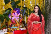 Nikita Rawal Celebrates Ganeshotsav with Friends and Family