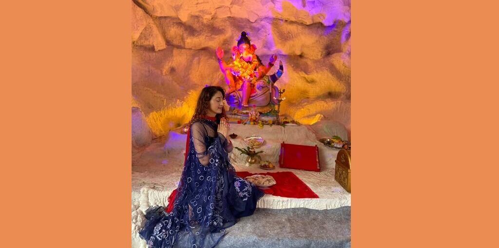 Shivya Pathania on the Sets of Baal Shiv