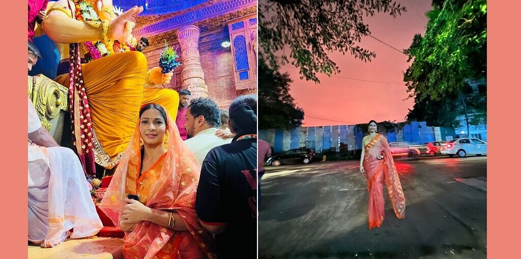 Tanishaa Mukerji at Lalbaughcha Raja