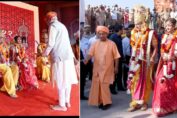 Shivya Pathania welcomed as Devi Sita by PM Narendra Modi Ji