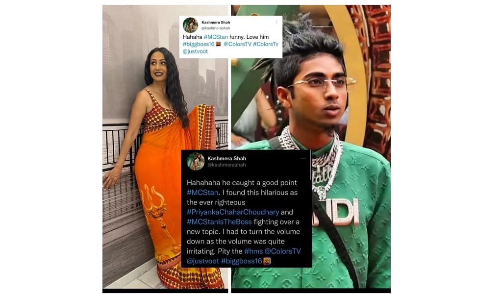Kashmera Shah finds MC Stan's savage reply to Priyanka Chahar Choudhary  'Hilarious', calls him Funny - Bollywood Couch