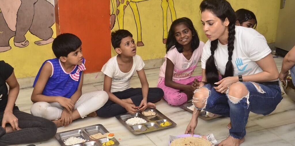 Nikita Rawal Visits SANSPARSH FOUNDATION