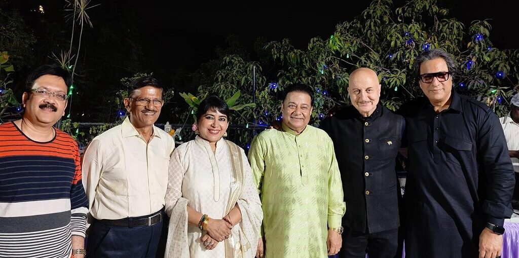 celebration of Anup Jalota receiving the Sangeet Natak Akademi Awards