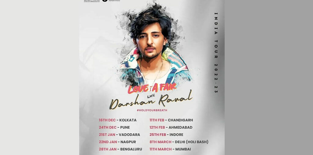 Darshan Raval ten-city tour