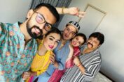 Shivam Sharma in Delhi With Family