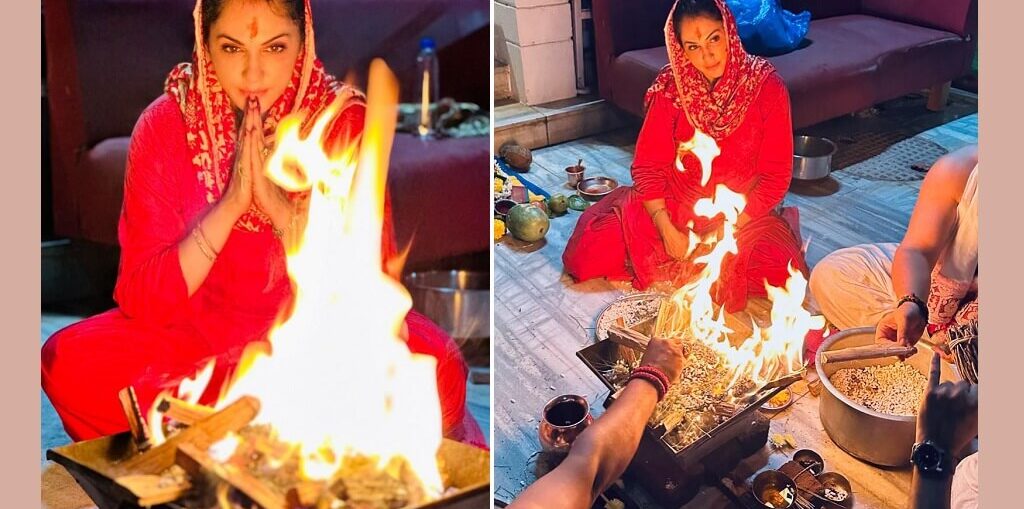 Isha Koppikar Narang Chandi Havan at Home