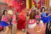 Urvashi Rautela's lavish birthday celebration