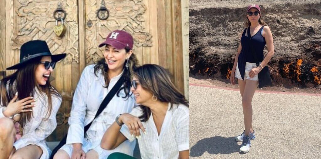 Malaika Arora and Aditi Govitrikar