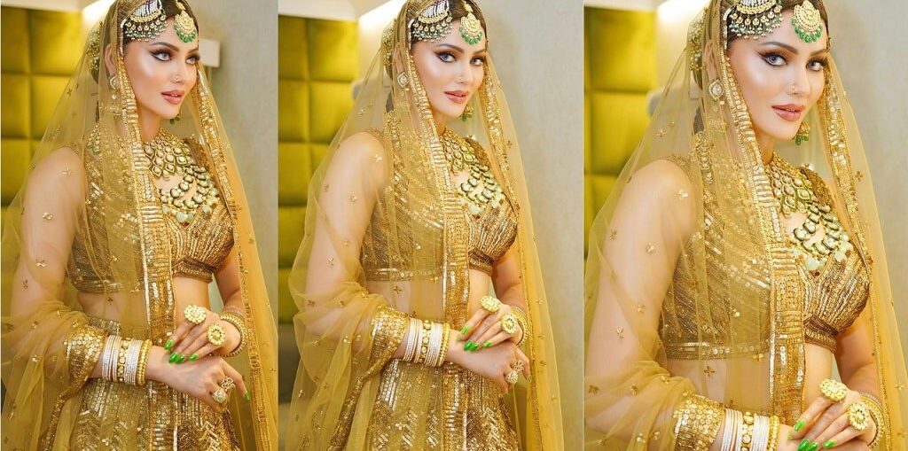 Urvashi Rautela Bridal Look in Hum To Deewane