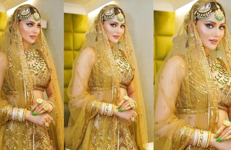 Urvashi Rautela Bridal Look in Hum To Deewane