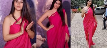 outfit wore by Actress Warina Hussain Designed By The Actress Herself