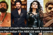 Urvashi Rautela as the lead actress in NBK109