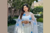 Sakshi Malik in her traditional see-through attire