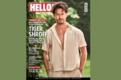 Tiger Shroff on the cover of HELLO magazine's January 2024 issue