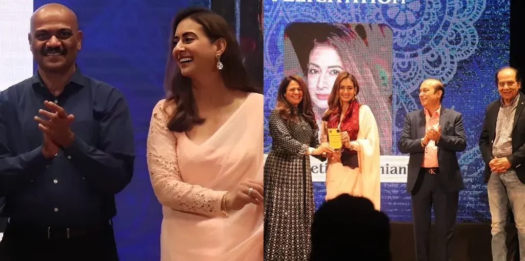 Preeti Jhangiani gets felicitated and honoured at her college