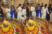 Urvashi Rautela at Haryana's Tara Baba Kutiya shrine