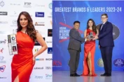 Alankrita Sahai the 'Black Swan Most Stylish Diva Of The Year 2023-24' at Asia One Award