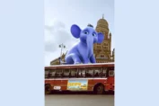Unique Marketing Stunt Animated Appu Spotted on Mumbai's BEST Bus